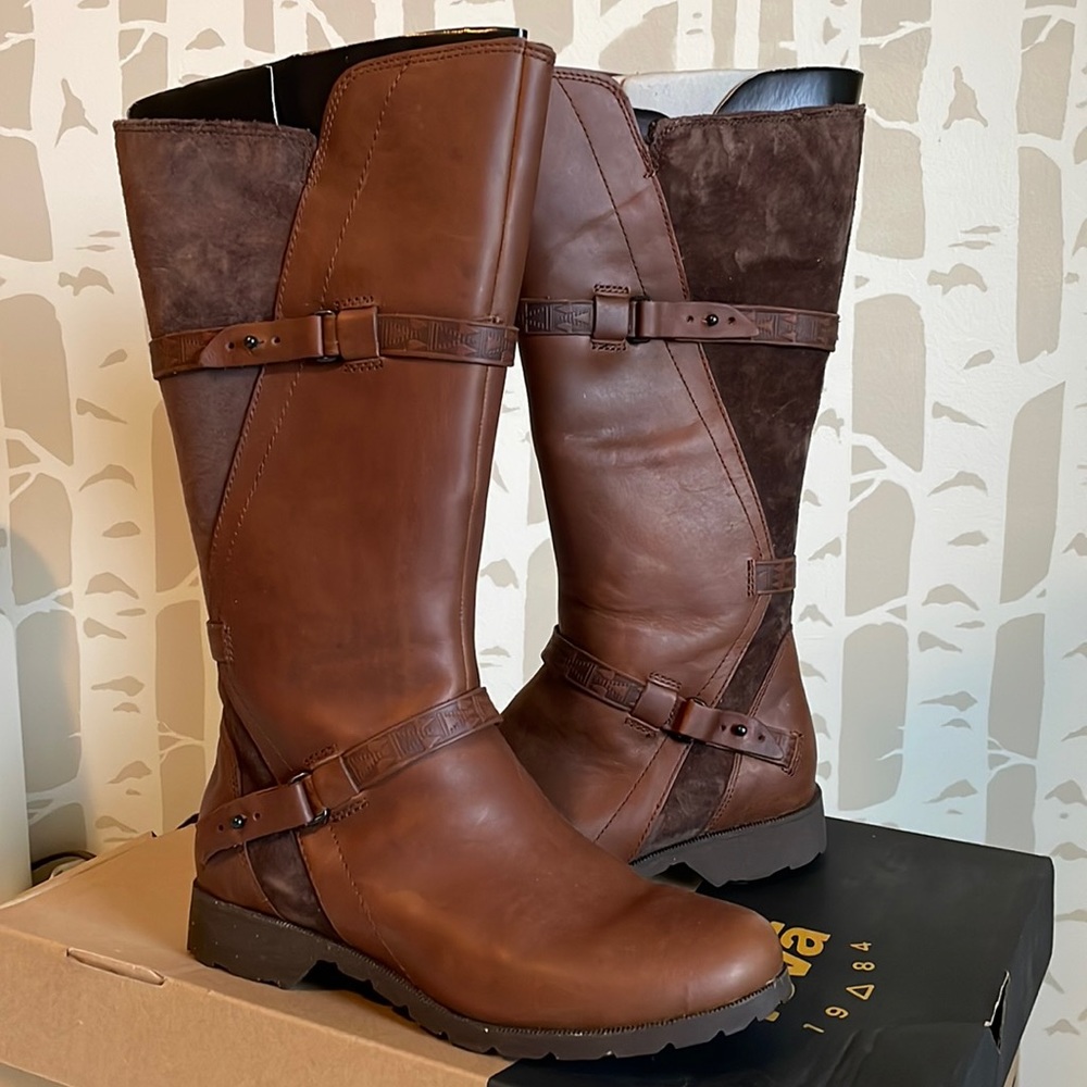 Teva De La Vina high boots - brown mosaic